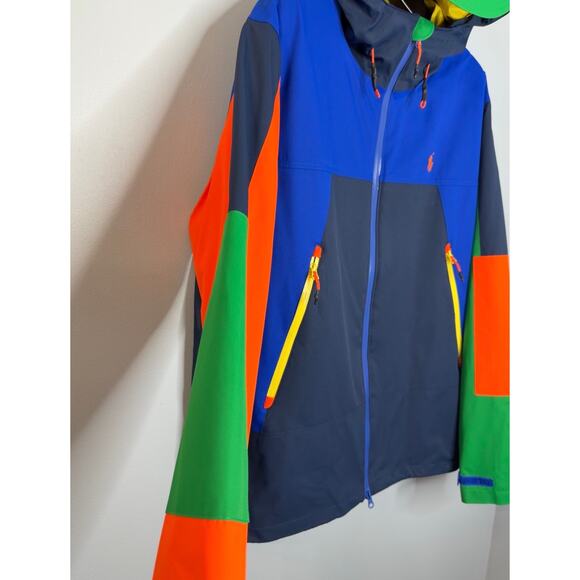 Polo Ralph Lauren Eastland Colorblock Water Resistant Hooded Jacket Sz XL - Picture 10 of 13